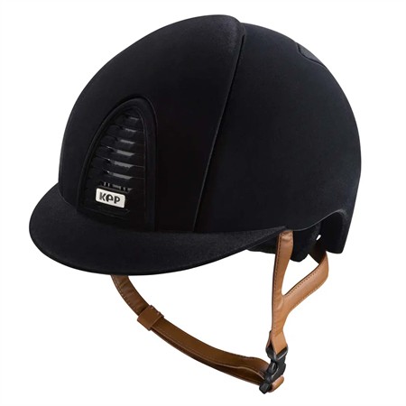 Cromo 2.0 Velvet hjälm beige chinstr